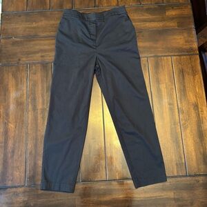 Boden Danby Pull On Women's Black Trousers Pants Stretch Waist Size 6 R